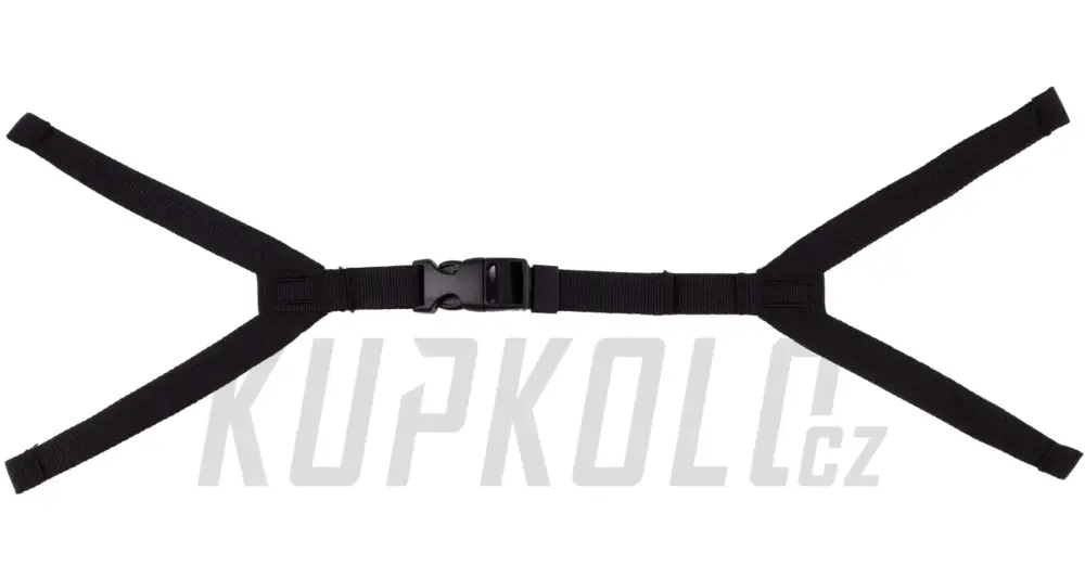 Značkový Popruh pro přilbu Force Naos, černý