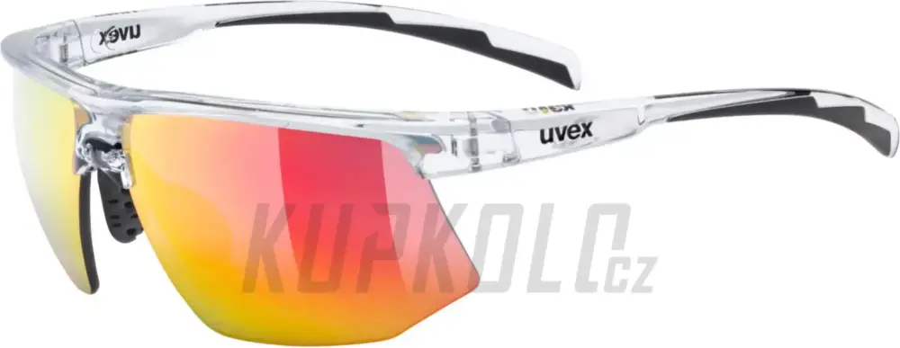 UVEX brýle AERIOS čirá mirror red Zlevněný