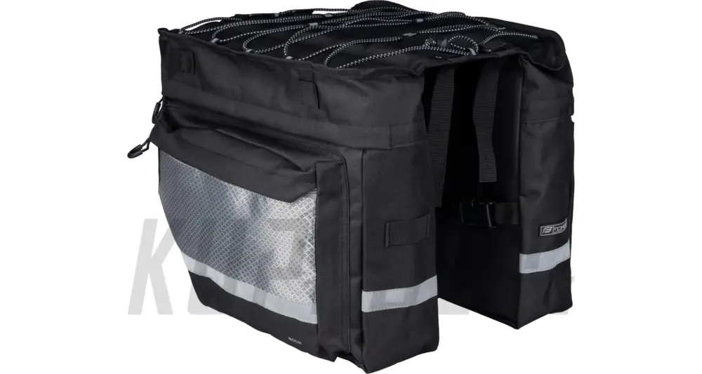 Ověřený Dvojbrašna zadní Force Noem, černá 2x10 l