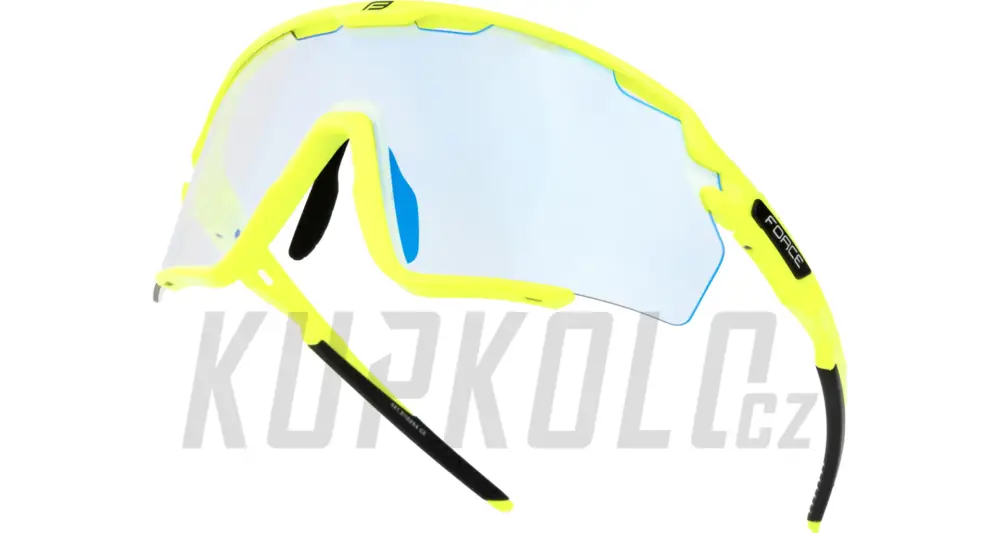 Brýle Force Cyclone, černo-fluo, modré fotochromatické sklo Omezená Nabídka