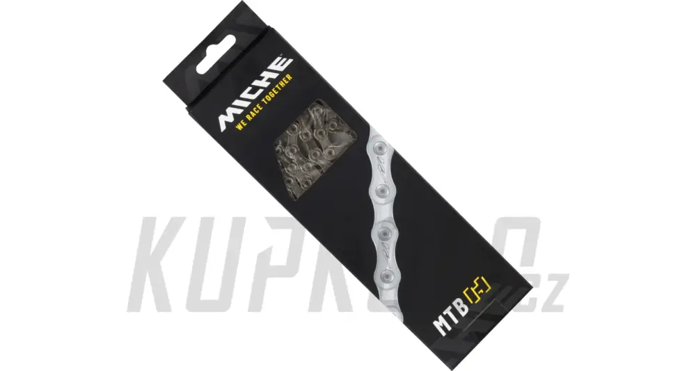 Nejlepší Volba Řetěz Miche, 10s, MTB, 138 článků, stříbrný, včetně spojky