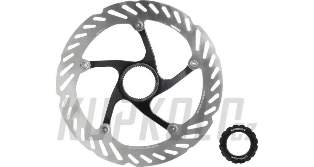 Ověřený Kotouč Shimano SLX RT-CL700, Center Lock, včetně matice s vnějším ozubením