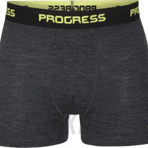 Progress Merino 170 pánské funkční boxerky, černý melír Must-Have