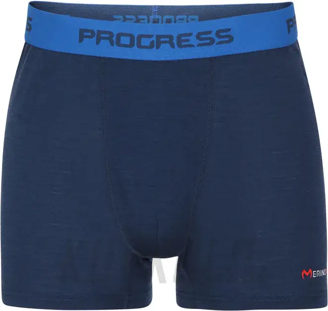Progress Merino 170 pánské funkční boxerky, tmavě modrá Časově Omezené