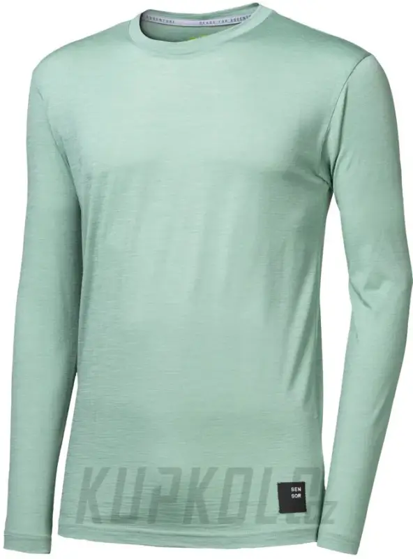 Akční Nabídka Sensor Merino Cordura pánské triko dlouhý rukáv, basil green