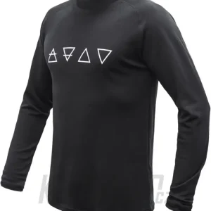 Ihned K Objednání Pánské triko Sensor Merino BLEND TYPO, dlouhý rukáv, černá