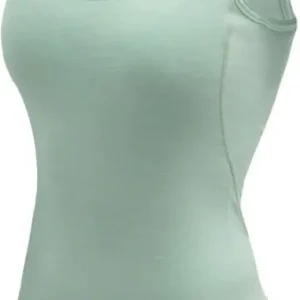 Zlevněný Sensor Merino AIR dámské triko bez rukávu, basil green