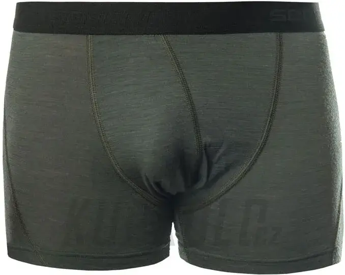 Pánské trenky Sensor Merino Air, olive green Ověřený