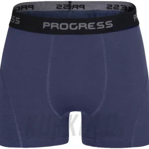 Finální Výprodej Progress Bamboo pánské funkční boxerky s bambusem, tmavě modrá