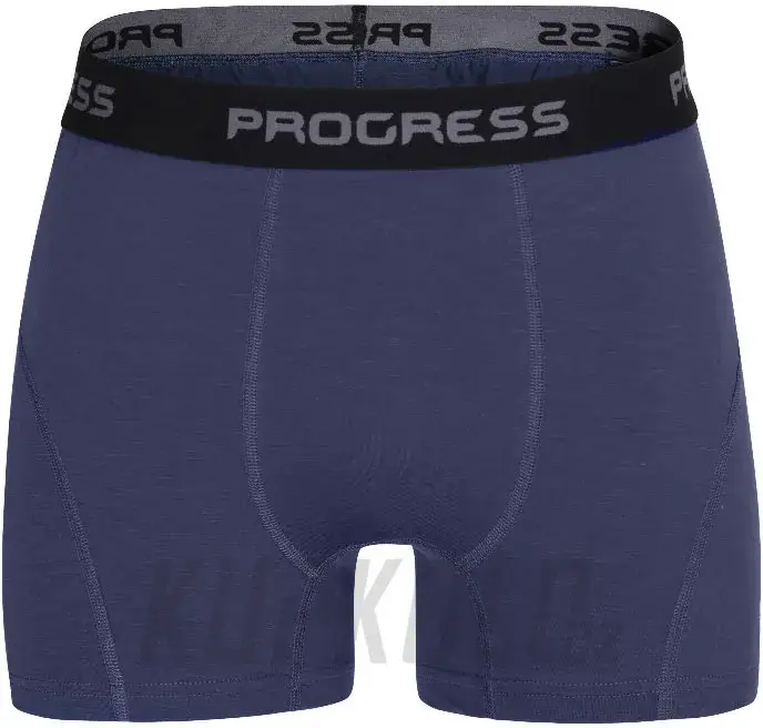 Finální Výprodej Progress Bamboo pánské funkční boxerky s bambusem, tmavě modrá