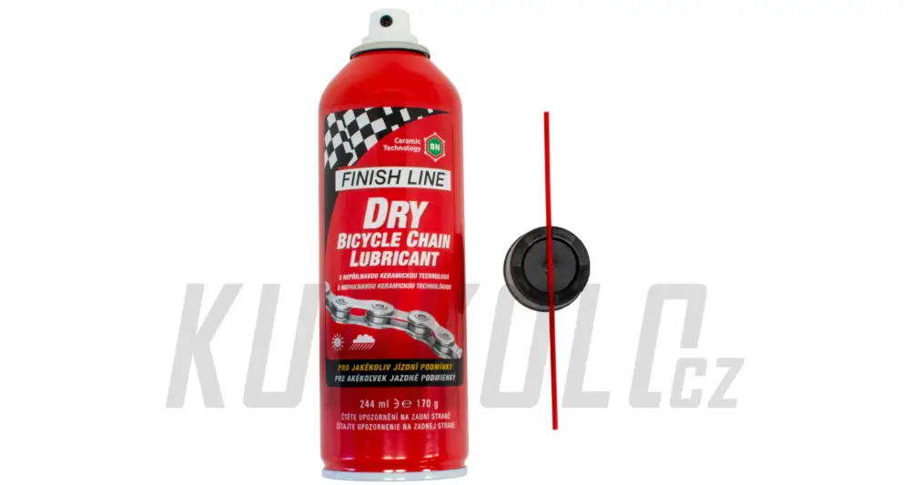 Sprej Finish Line Dry Lube Poslední Šance