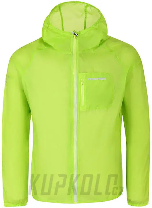 Progress Aero Lite ultra lehká bunda - větrovka, neon limetka Sezónní Sleva