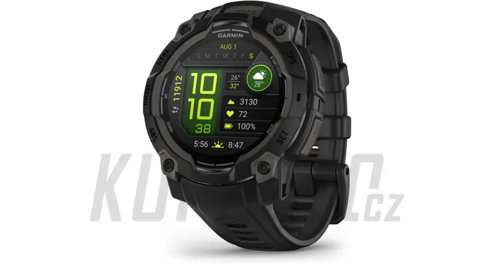 Garmin Instinct 3 Amoled 45 mm, černá Originální