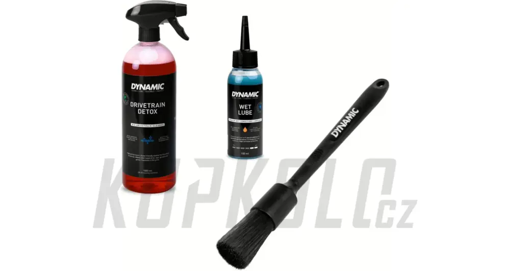 Vrácení Zdarma Balíček Dynamic Chain Set Bio Drivetrain, Detox Wet, Lube Soft Detailing Brush