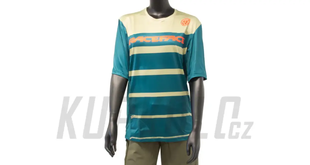 Autentický Pánský dres Race Face Indy SS Jersey - Dark Spruce