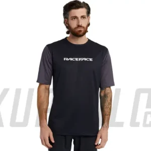 Pánský dres Race Face Indy SS Jersey - Charcoal Levný