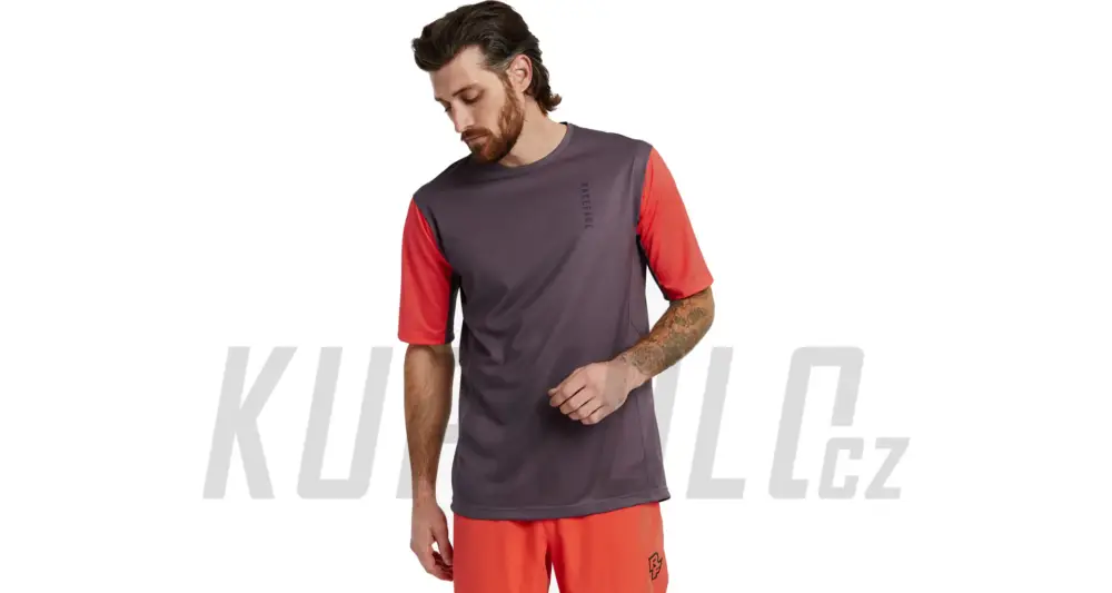 Originální Pánský dres Race Face Indy SS Jersey - Coral