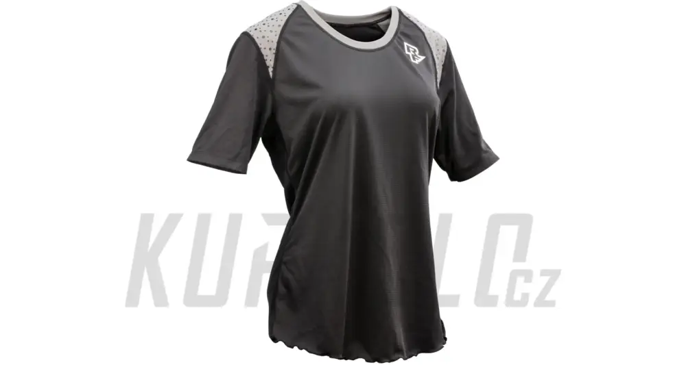 Zlevněný Dámský dres Race Face Indiana Long Sleeve Jersey černá