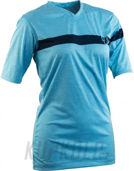 Časově Omezené Dámský dres Race Face Charlie Tech Top Jersey modrá