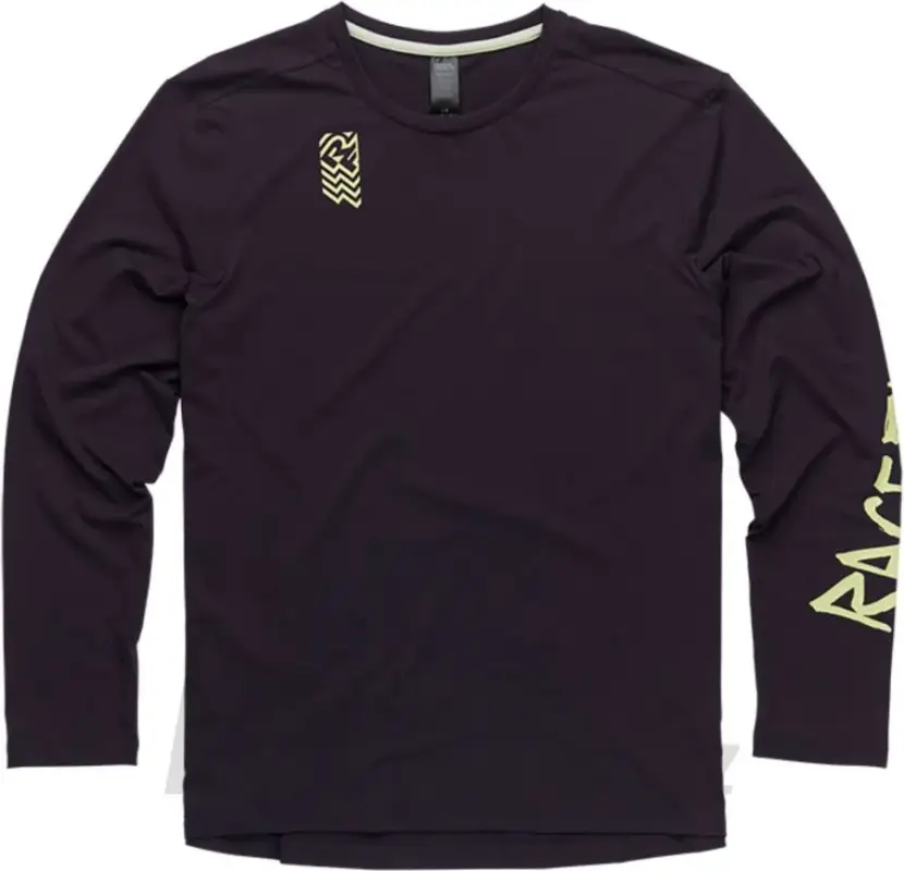 Nová Kolekce Pánský dres Race Face Commit Long Sleeve Tech Top černá