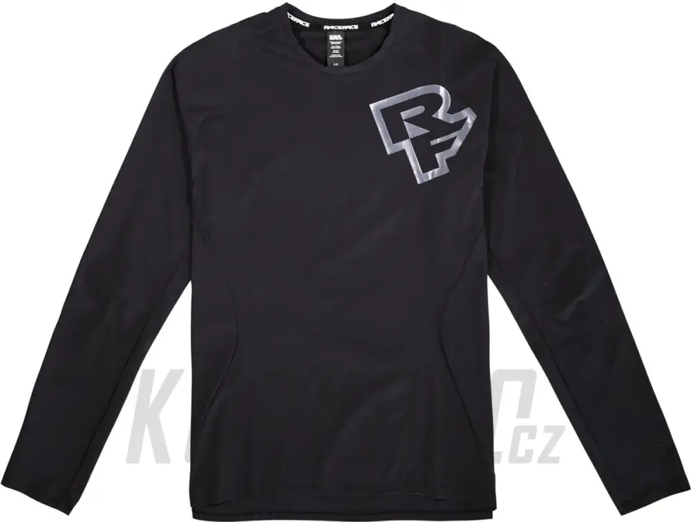 Vrácení Zdarma Pánský dres Race Face Conspiracy Long Sleeve Jersey Black