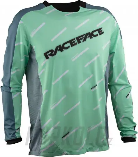 Pánský dres Race Face Ruxton Jersey Rouge Long Sleeve dlouhý rukáv, lime Top Prodej