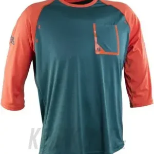 Pánský dres RACE FACE dres 3/4 rukáv STAGE Dark Spruce Tovární Cena