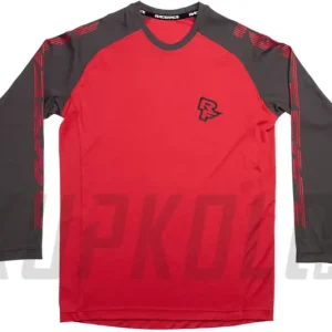 Nejlepší Volba Dětský dres Race Face Sendy Youth Long Sleeve Jersey Rouge červená