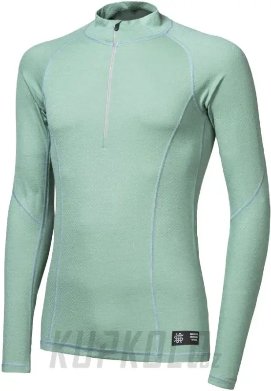 Dokud Zásoby Vydrží Pánské triko Sensor Double Face Merino Wool, basil green - ROLÁK