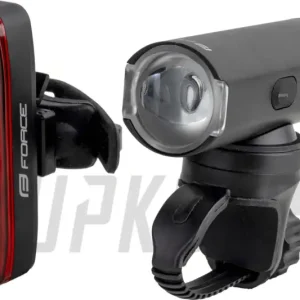 Vrácení Zdarma Sada svítilen Force Pipe USB, přední + zadní