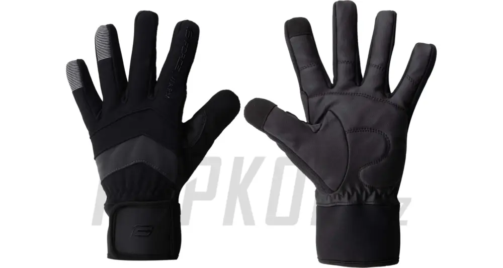 Zlevněný Zimní rukavice Force Warmer, černé