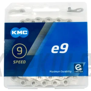 Víkendová Akce KMC e9 řetěz pro elektrokolo, 122 článků, X-Bridge, stříbrný