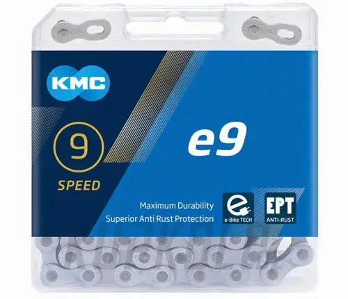 Nejlepší Cena KMC e9 řetěz pro elektrokolo, 136 článků, X-Bridge, EPT
