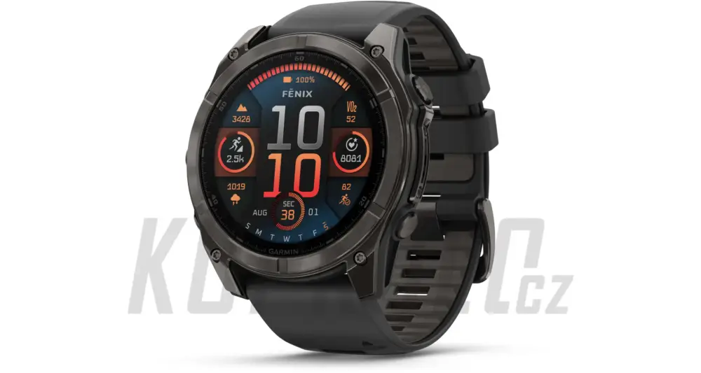 Víkendová Akce Garmin Fenix 8 Amoled Sapphire 51 mm Carbon Grey DLC