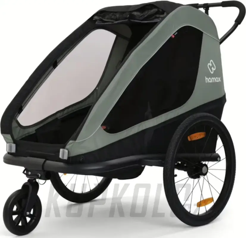 Dětský vozík HAMAX Traveller Khaki Green/Black Výhodná Nabídka