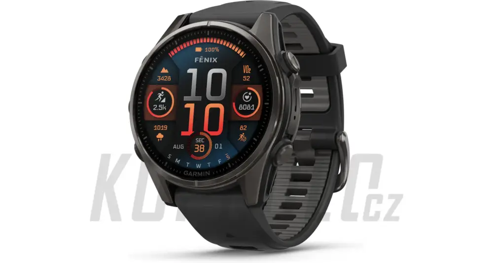Garmin Fenix 8 Amoled Sapphire 43 mm Carbon Grey Nejlepší Volba