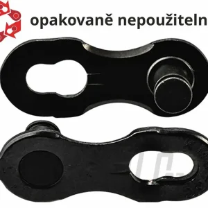 Ověřený Spojka KMC 12NR DLC černá pro řetěz 12s, 2ks