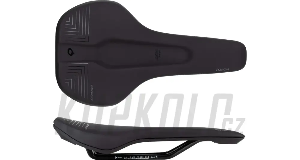 Nejprodávanější Sedlo Prologo RAION 135 RECYCLED STEEL, černé