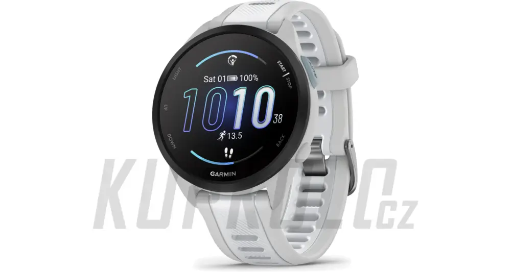 Dokud Zásoby Vydrží Garmin Forerunner 165 Music, bílá/kouřová bílá