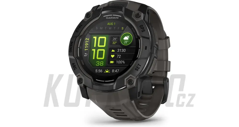 Ověřený Garmin Instinct 3 Amoled 50 mm, černá/šedá