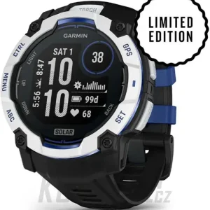Garmin Instinct 3 Solar 50 mm, černá/bílá/modrá Tovární Cena