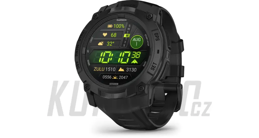 Garmin Instinct 3 Amoled 50 mm Tactical Edition, černá Přímo Od Výrobce