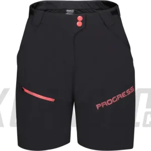 Progress GENIA BIKE shorts dámské cyklo šortky, černá Přímo Od Výrobce