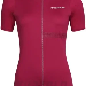 Nejprodávanější Progress TRAFFICA dámský cyklistický dres, vínová