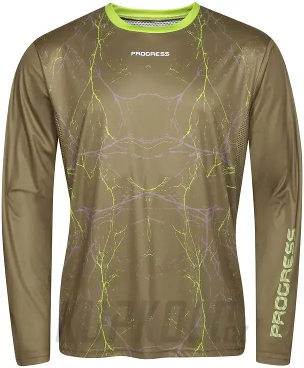 Super Cena Progress ARMAGEDON pánský cyklistický dres, olivová