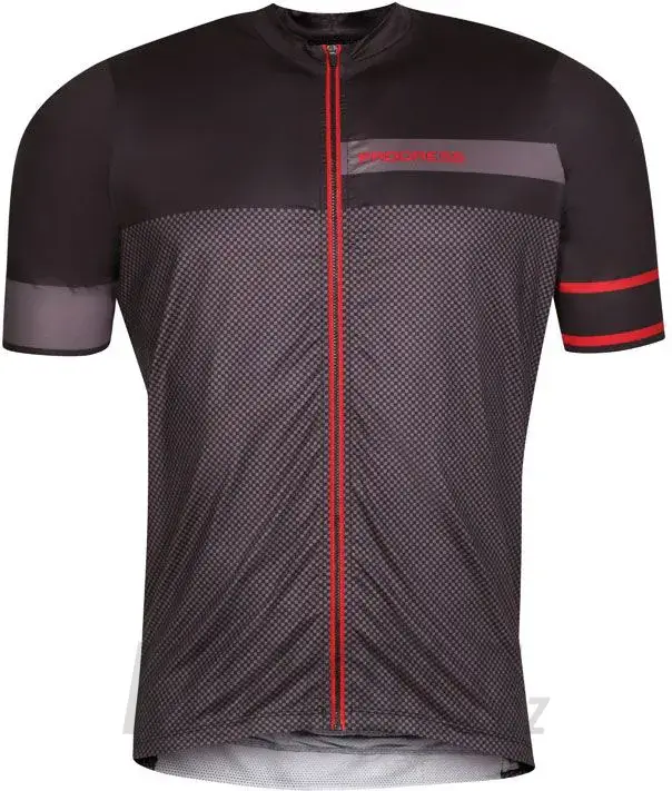 Progress SOLAR pánský cyklistický dres, černá Oblíbený