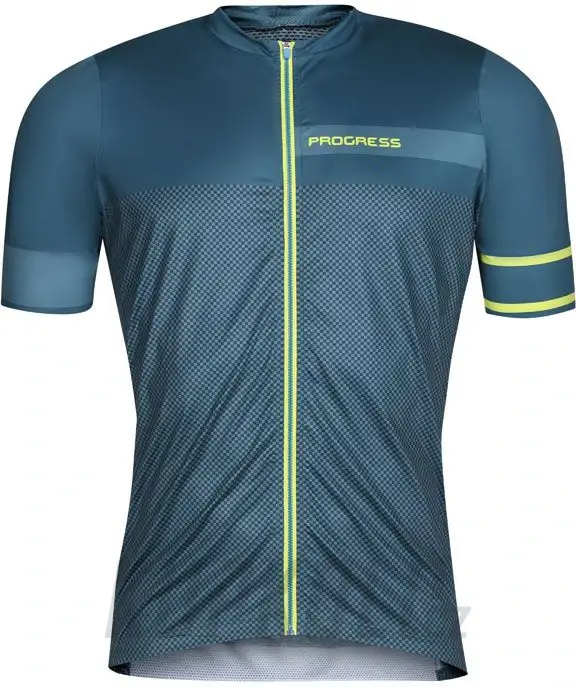 Progress SOLAR pánský cyklistický dres, petrol Omezená Nabídka