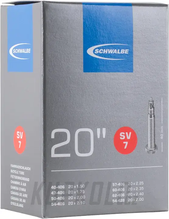 Horká Nabídka 20" Duše Schwalbe SV7 20x1,5-2,4 galuskový-ventilek