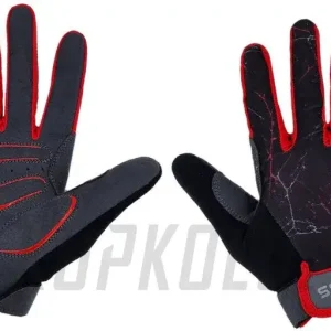 Progress Armagedon Gloves cyklo rukavice, černá/červená Speciální Cena