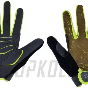 Cenový Hit Progress Armagedon Gloves cyklo rukavice, olivová/limetková